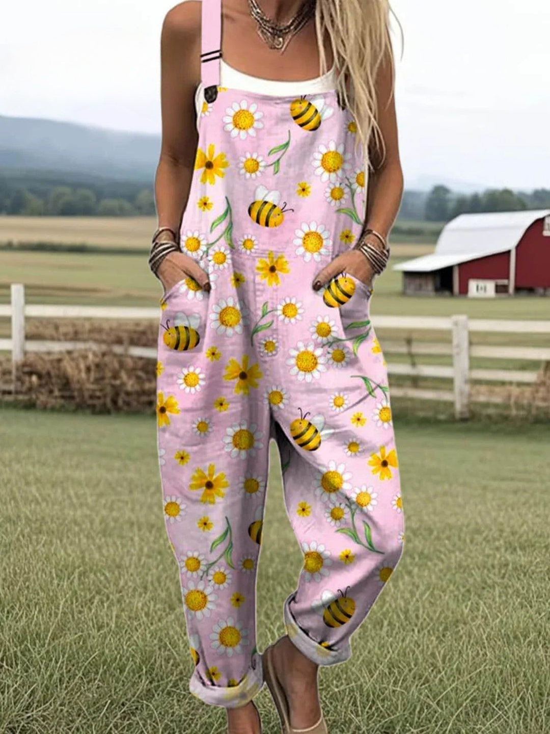 Vintage Colorful Jumpsuit