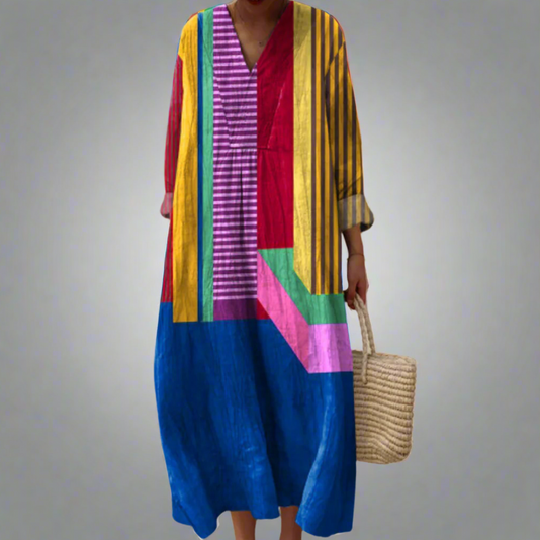 Isla | Colourblock Chic Dress