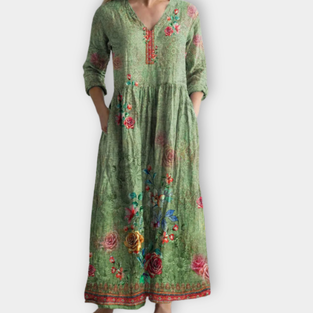 Lanfrida | Boho Maxi Dress