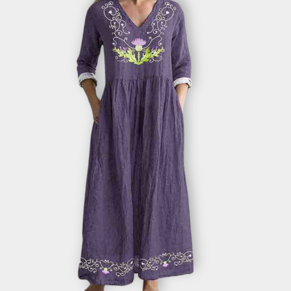 Hildemara | Boho Maxi Dress