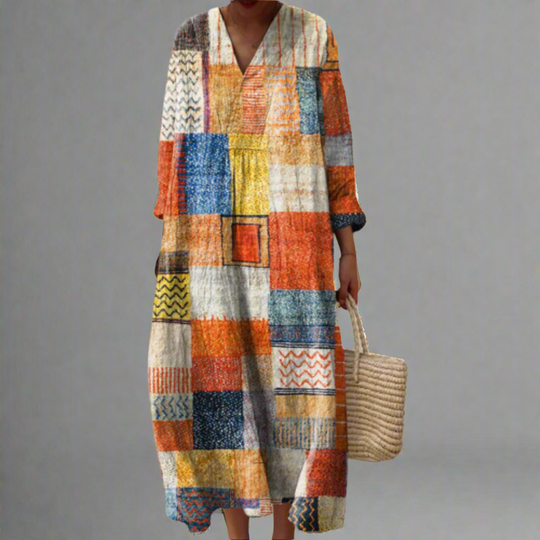 Mia | Patch Art Chic Dress
