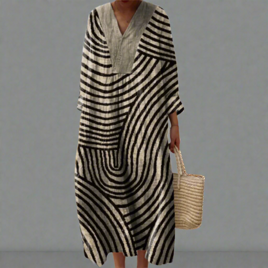 Mackenzie | Optic Wave Chic Dress