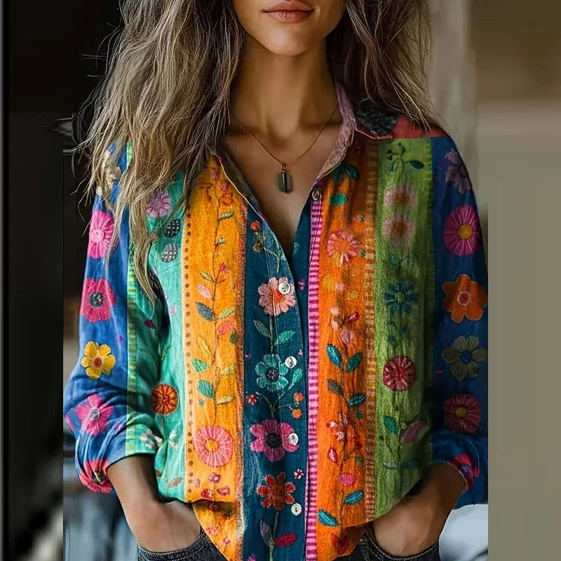 Thyrine - Bohemian Vintage Blouse