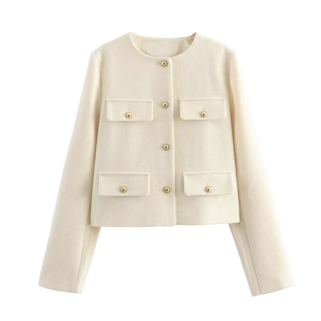 Sophia | Classic Cropped Jacket
