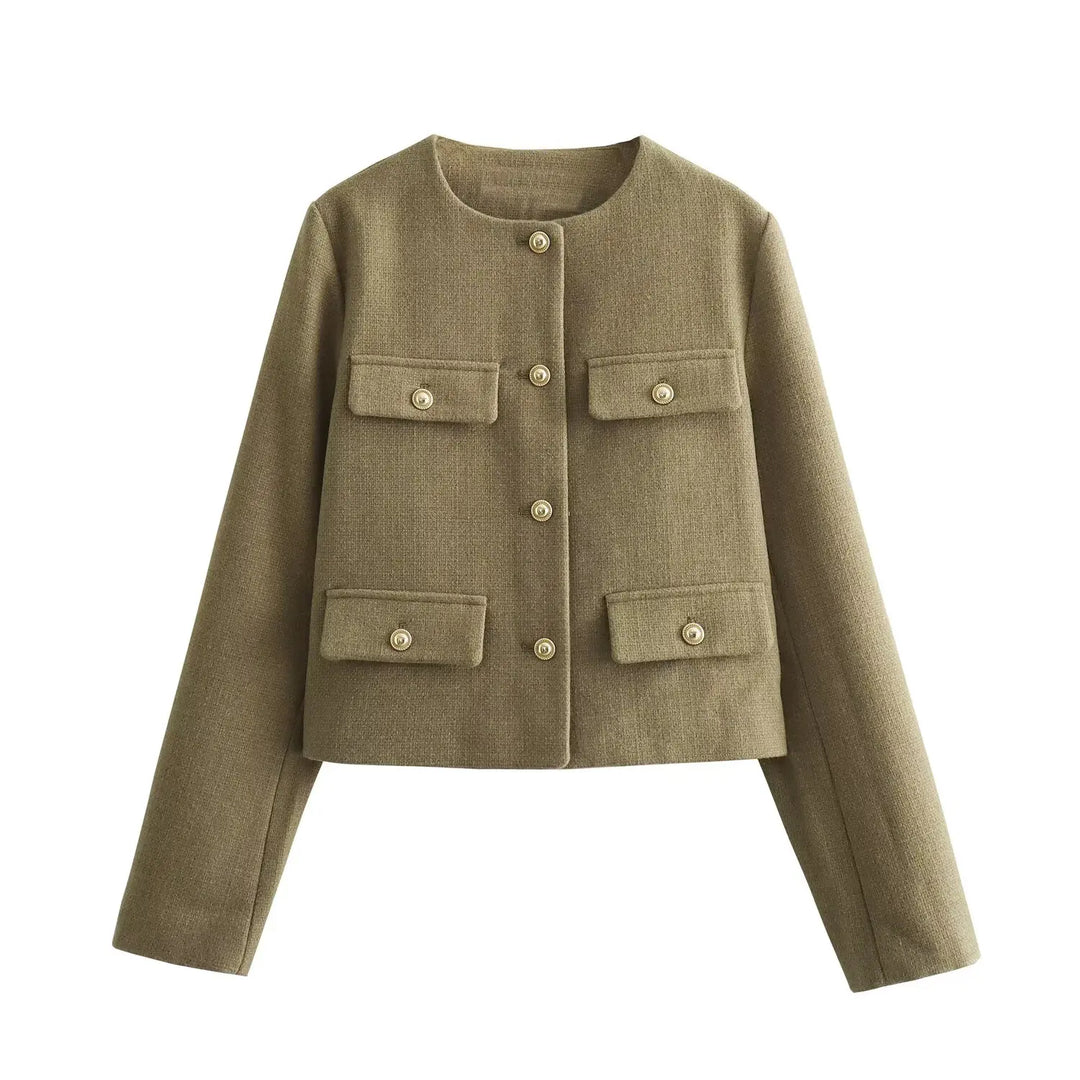 Isabella | Classic Cropped Jacket