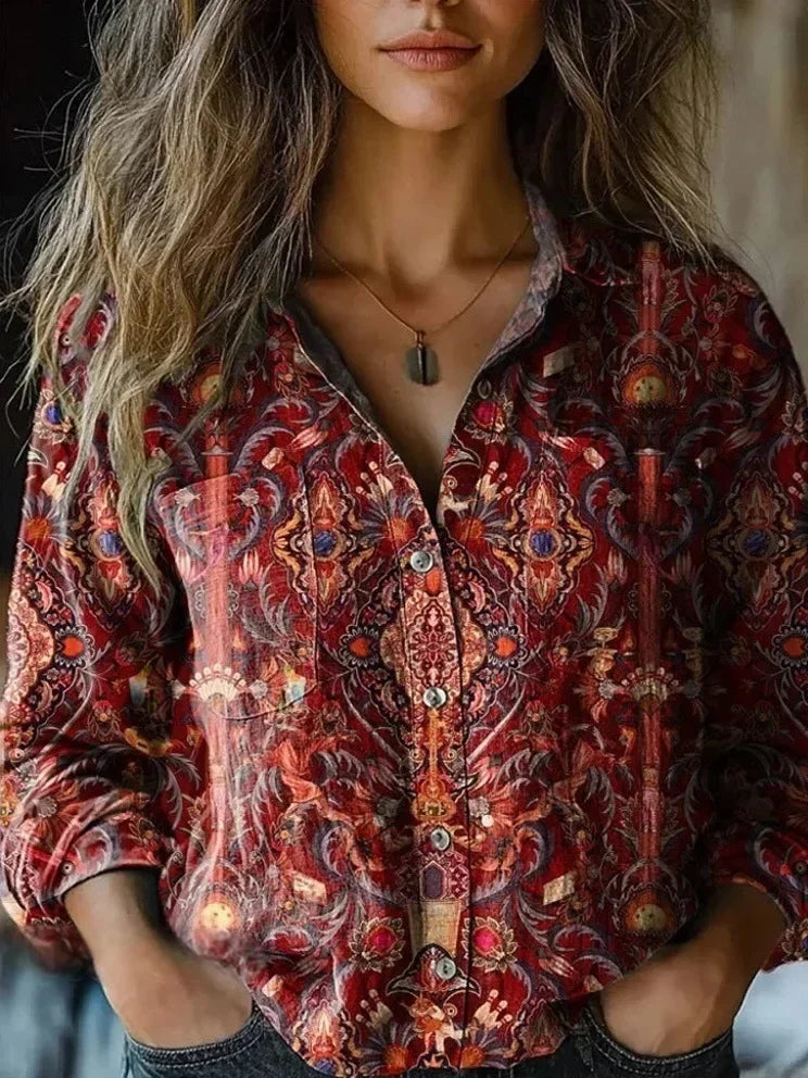 Jaelis - Bohemian Vintage Blouse