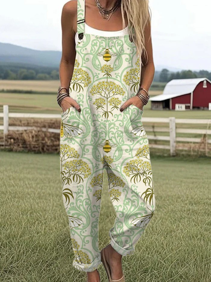 Vintage Colorful Jumpsuit