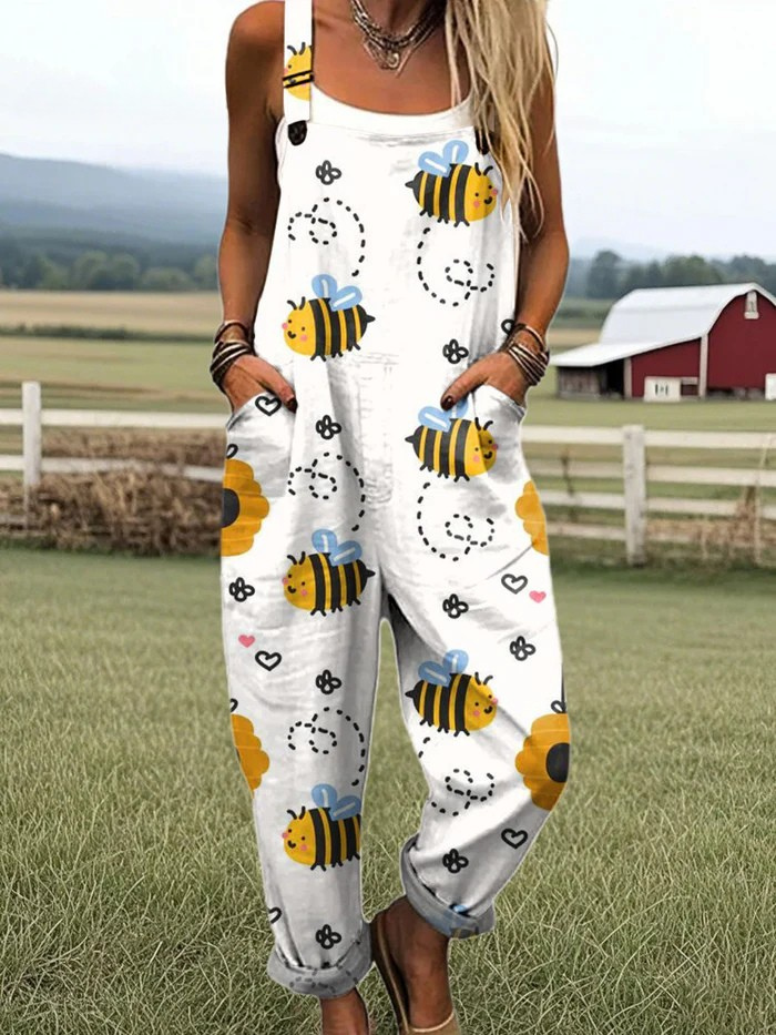 Vintage Colorful Jumpsuit