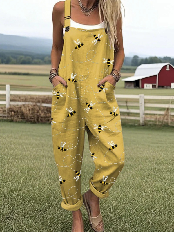 Vintage Colorful Jumpsuit