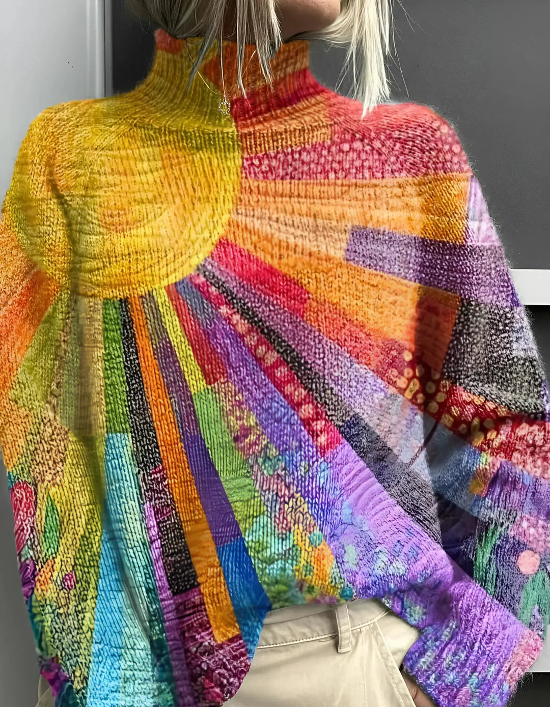 Sophia | Vibrant Colorful Sweater