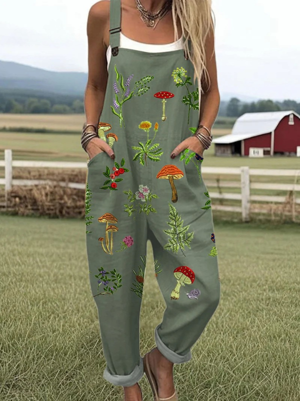 Vintage Colorful Jumpsuit