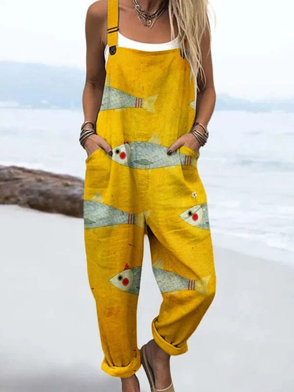 Vintage Colorful Jumpsuit