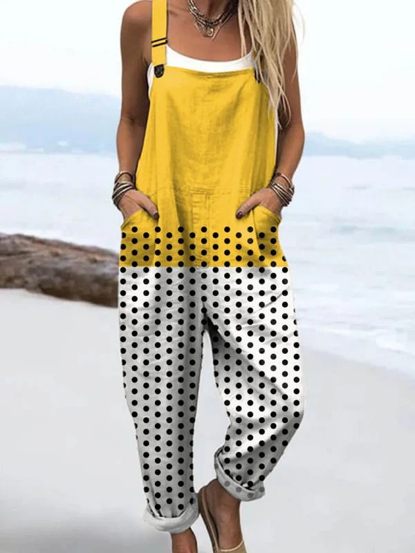 Vintage Colorful Jumpsuit