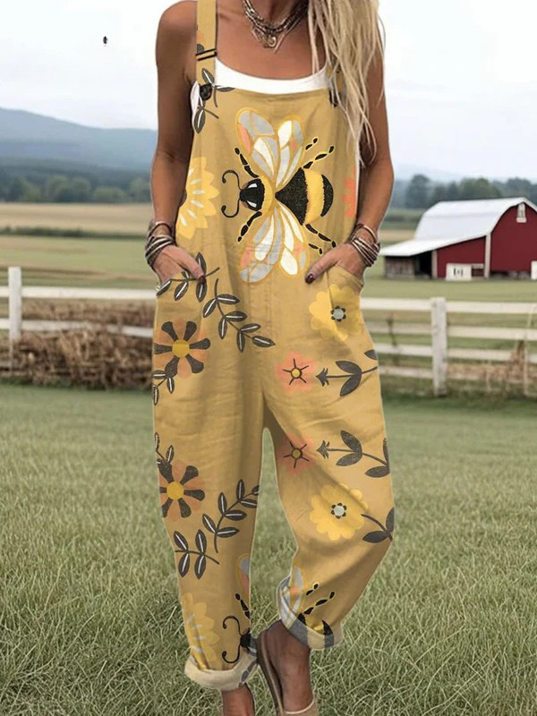 Vintage Colorful Jumpsuit