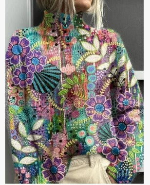 Olivia | Vibrant Colorful Sweater