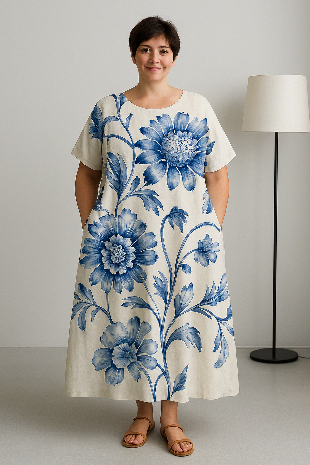 The Amira | Loose Fit Tummy Covering Dress