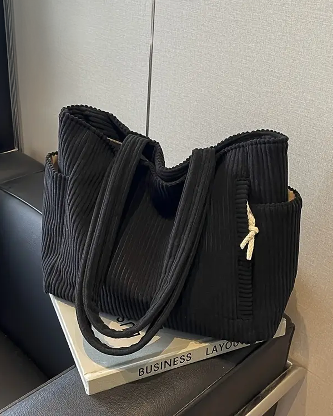 Sophia | Corduroy Tote Bag