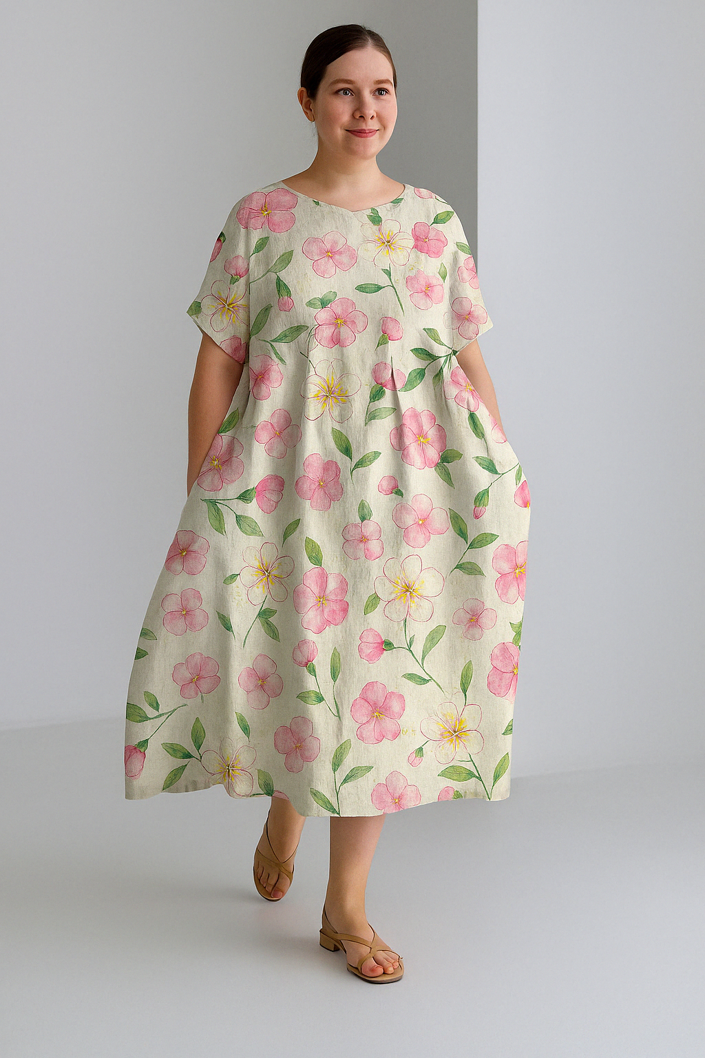 The Amira | Loose Fit Tummy Covering Dress