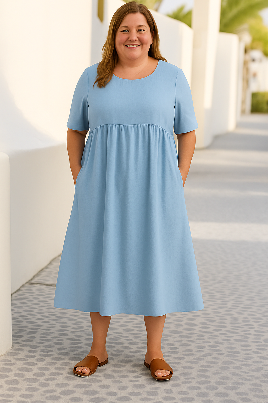 The Raya | Casual Loose Tummy Covering Dress