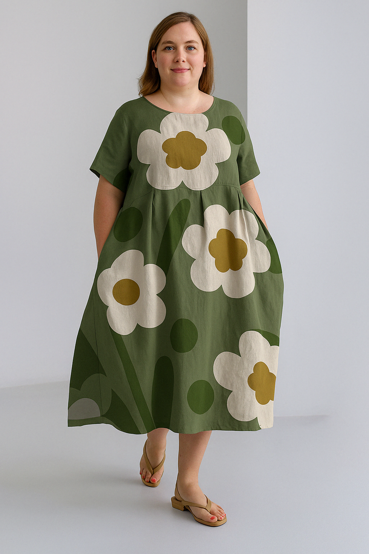 The Amira | Loose Fit Tummy Covering Dress