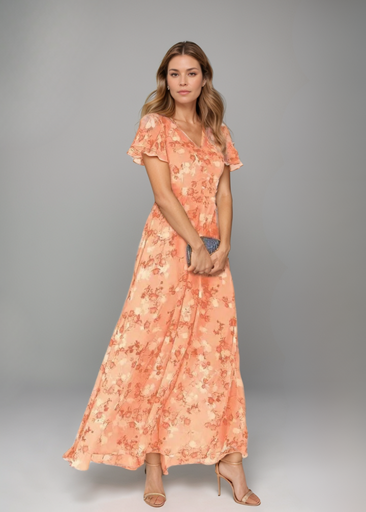 The Amara Floral Maxi Dress