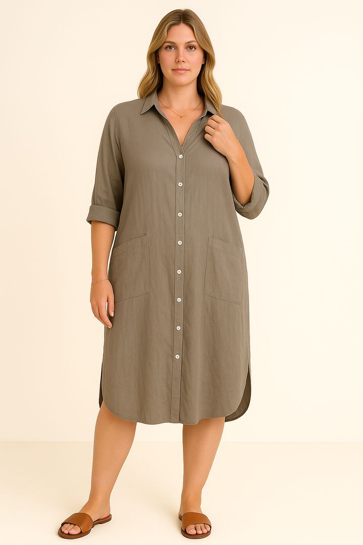 The Aria Shirt Dress