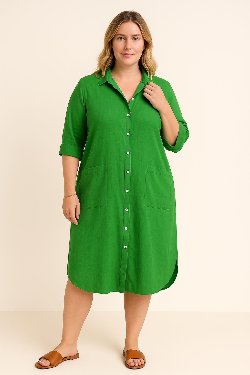 The Aria Shirt Dress
