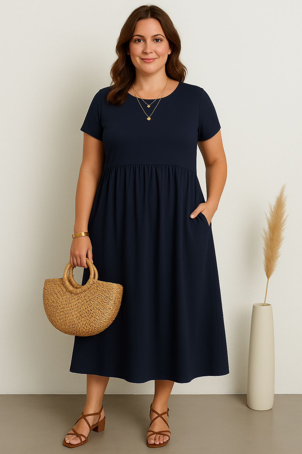 The Ines | Casual Tummy Covering Dress