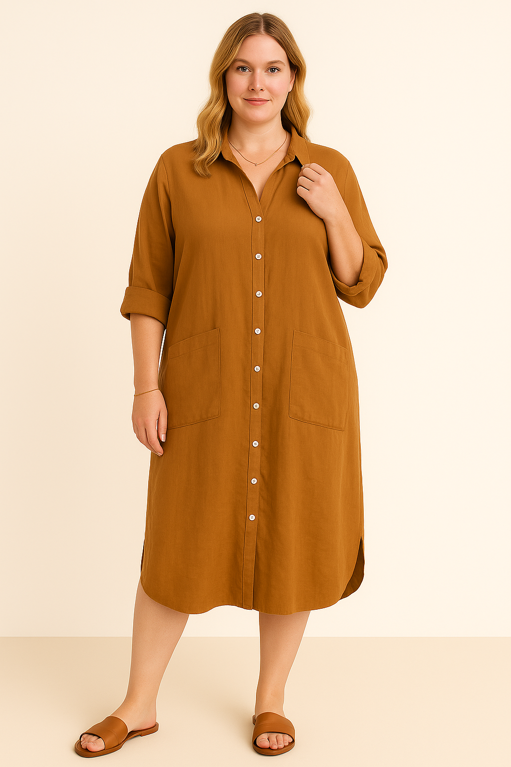 The Aria Shirt Dress