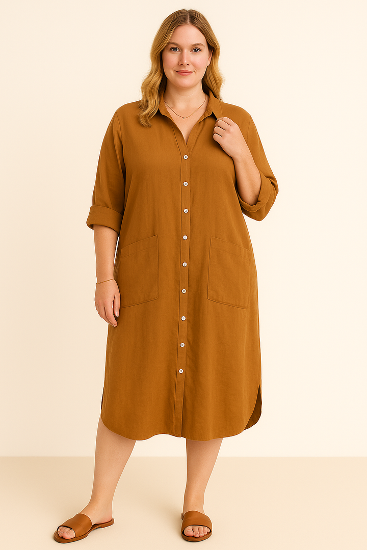 The Aria Shirt Dress