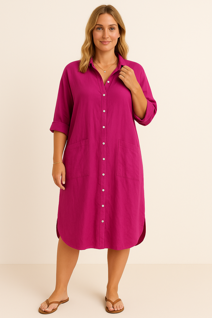 The Aria Shirt Dress