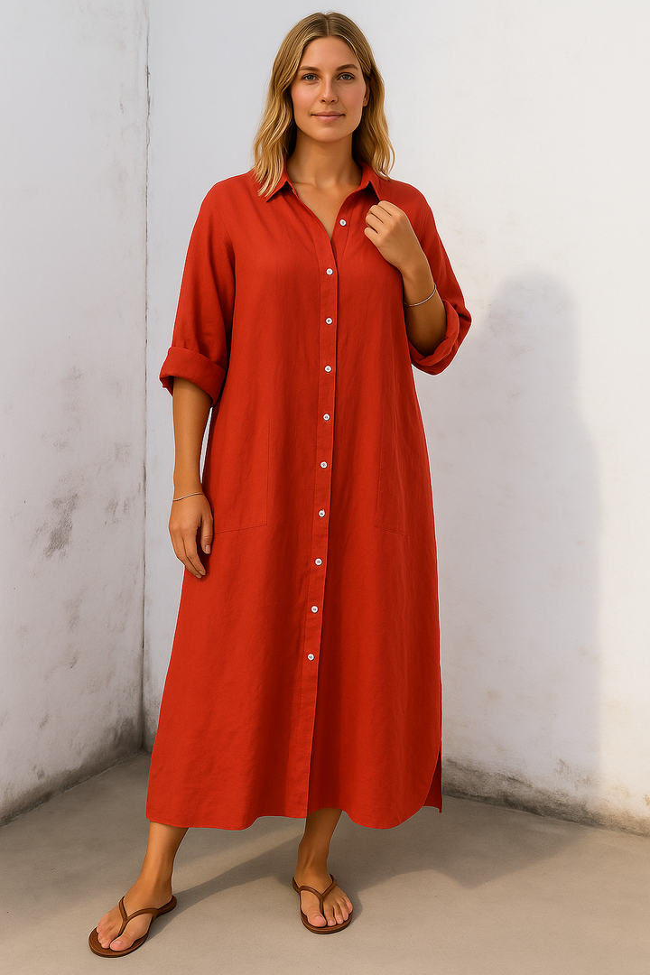 The Aria Shirt Dress