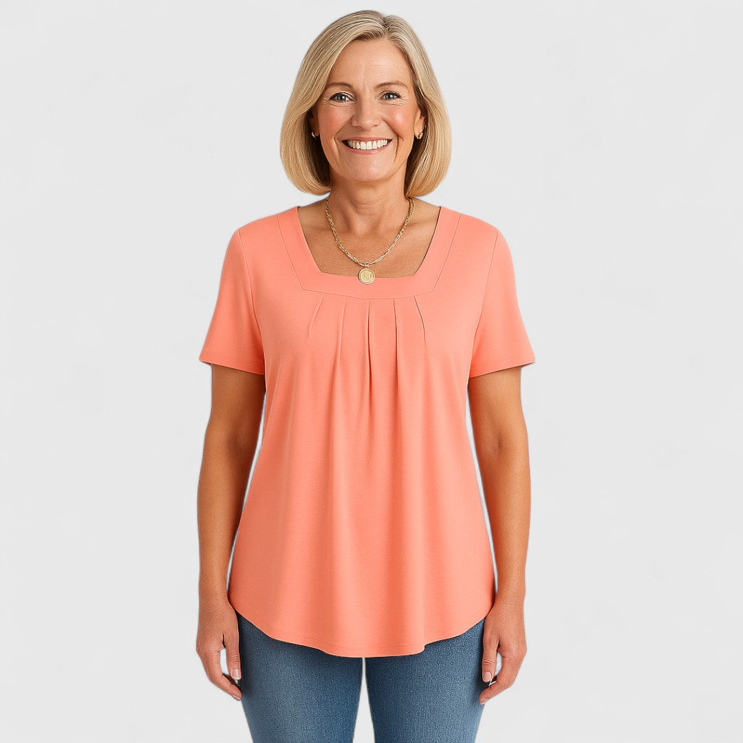 The Aria | Relaxed Pleated Blouse