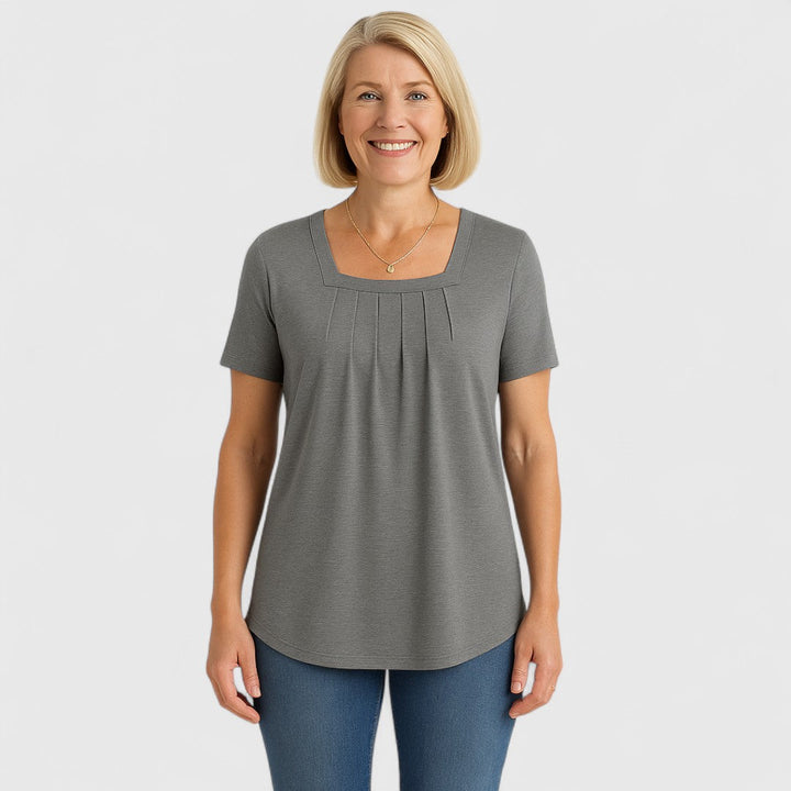 The Aria | Relaxed Pleated Blouse