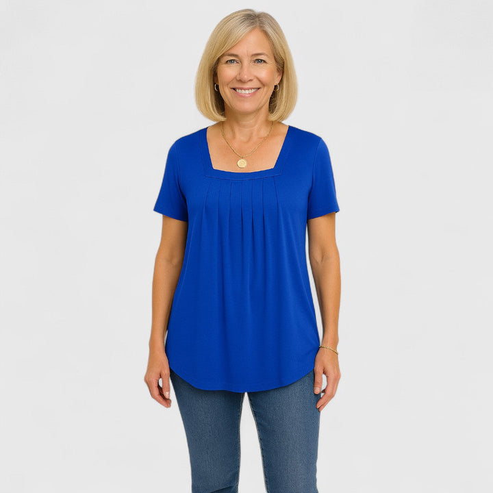 The Aria | Relaxed Pleated Blouse