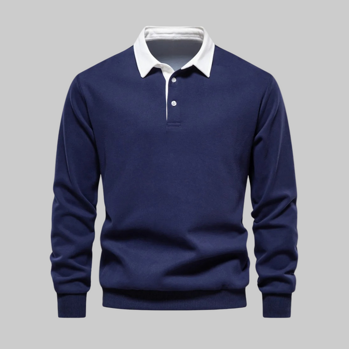Lawrence | Contrast Collar Polo
