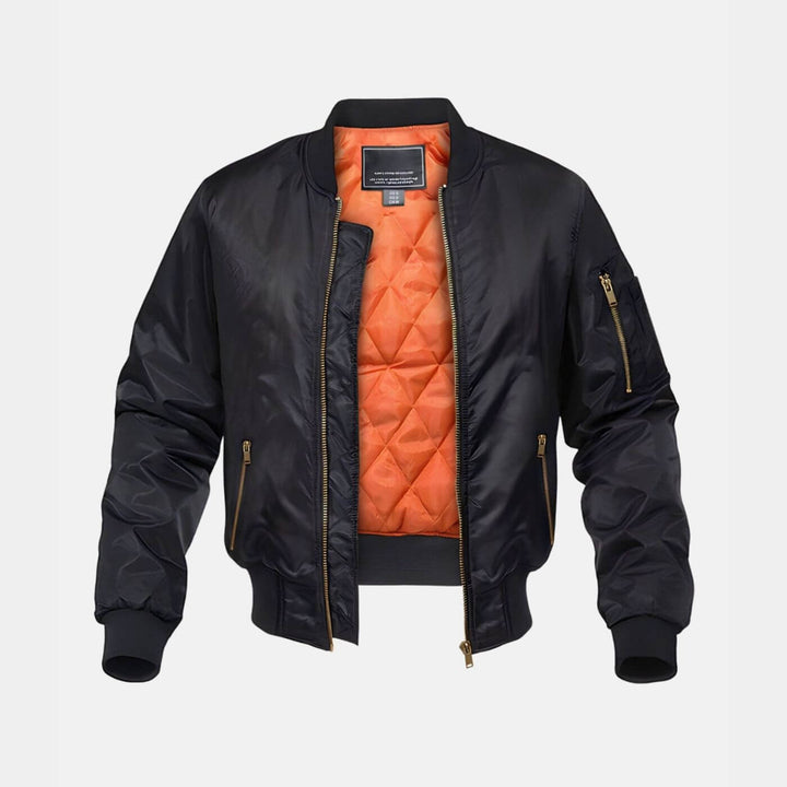 Urban Edge | Quilted Bomber Jacket