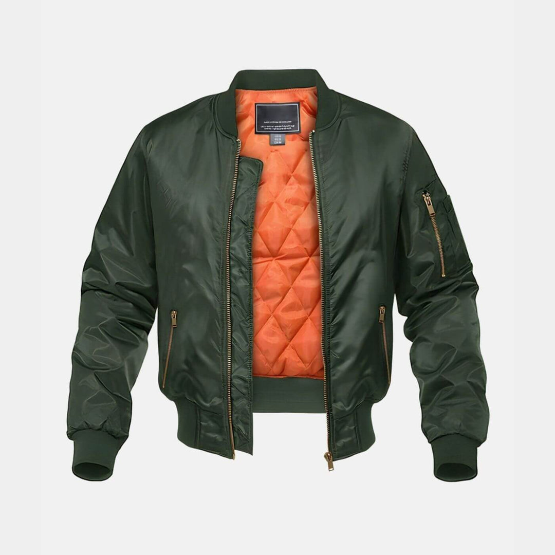 Urban Edge | Quilted Bomber Jacket