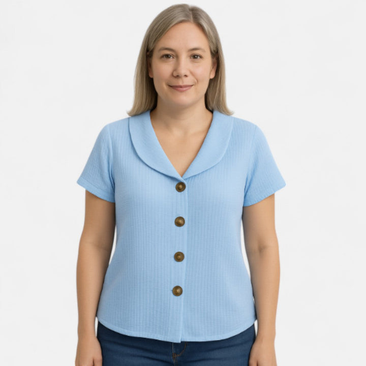 The Amelie | Stylish Buttoned Blouse