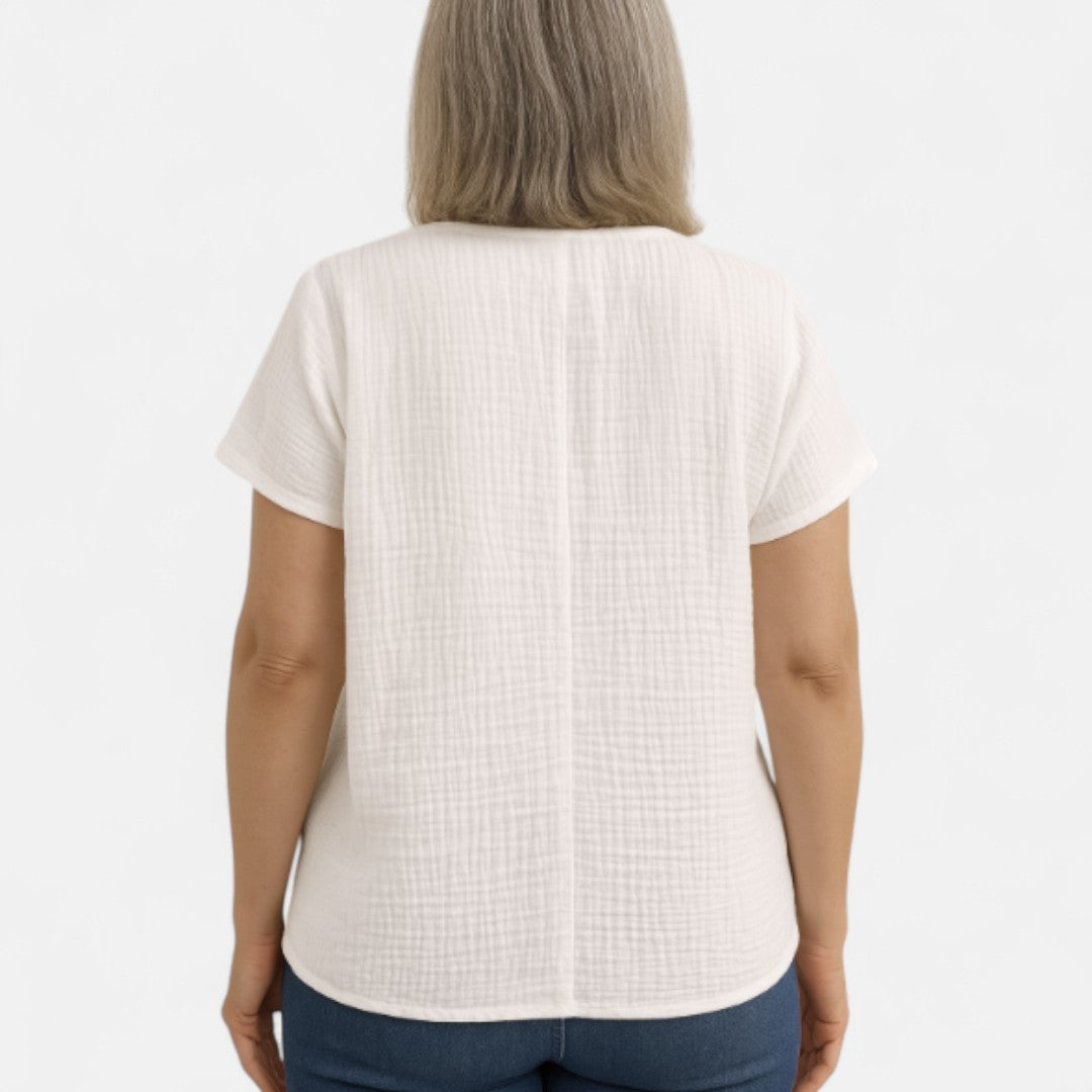 The Amelie | Stylish Buttoned Blouse