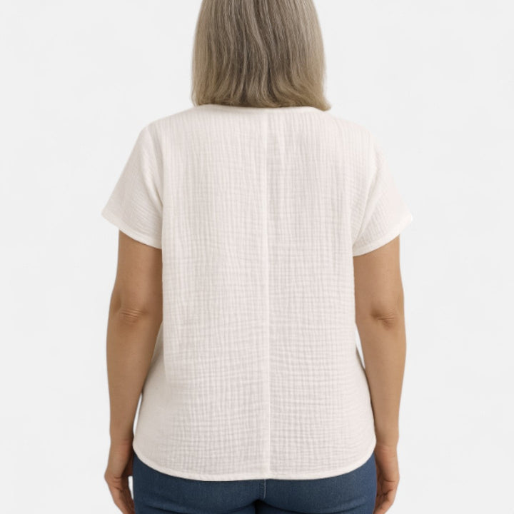 The Amelie | Stylish Buttoned Blouse