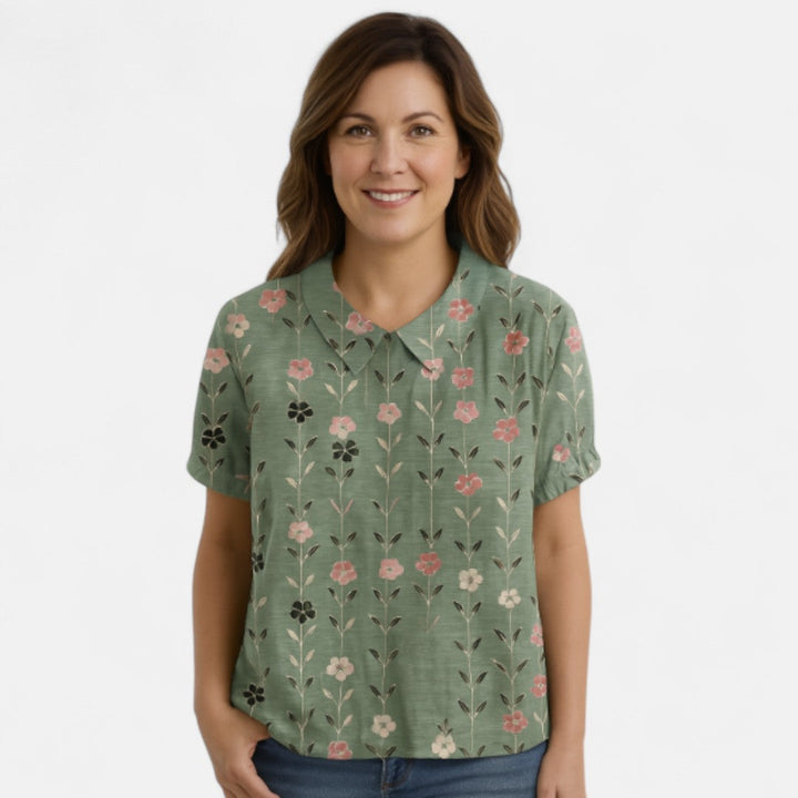 The Aurelia | Floral Print Blouse