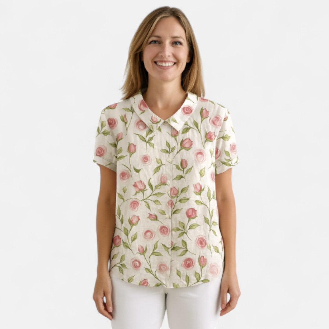 The Aurelia | Floral Print Blouse