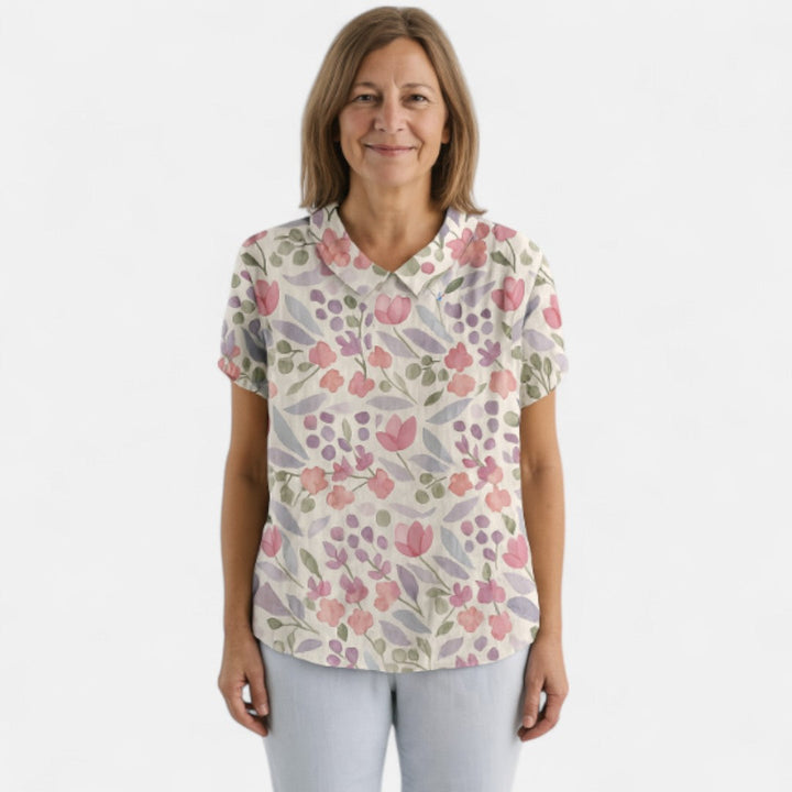 The Aurelia | Floral Print Blouse