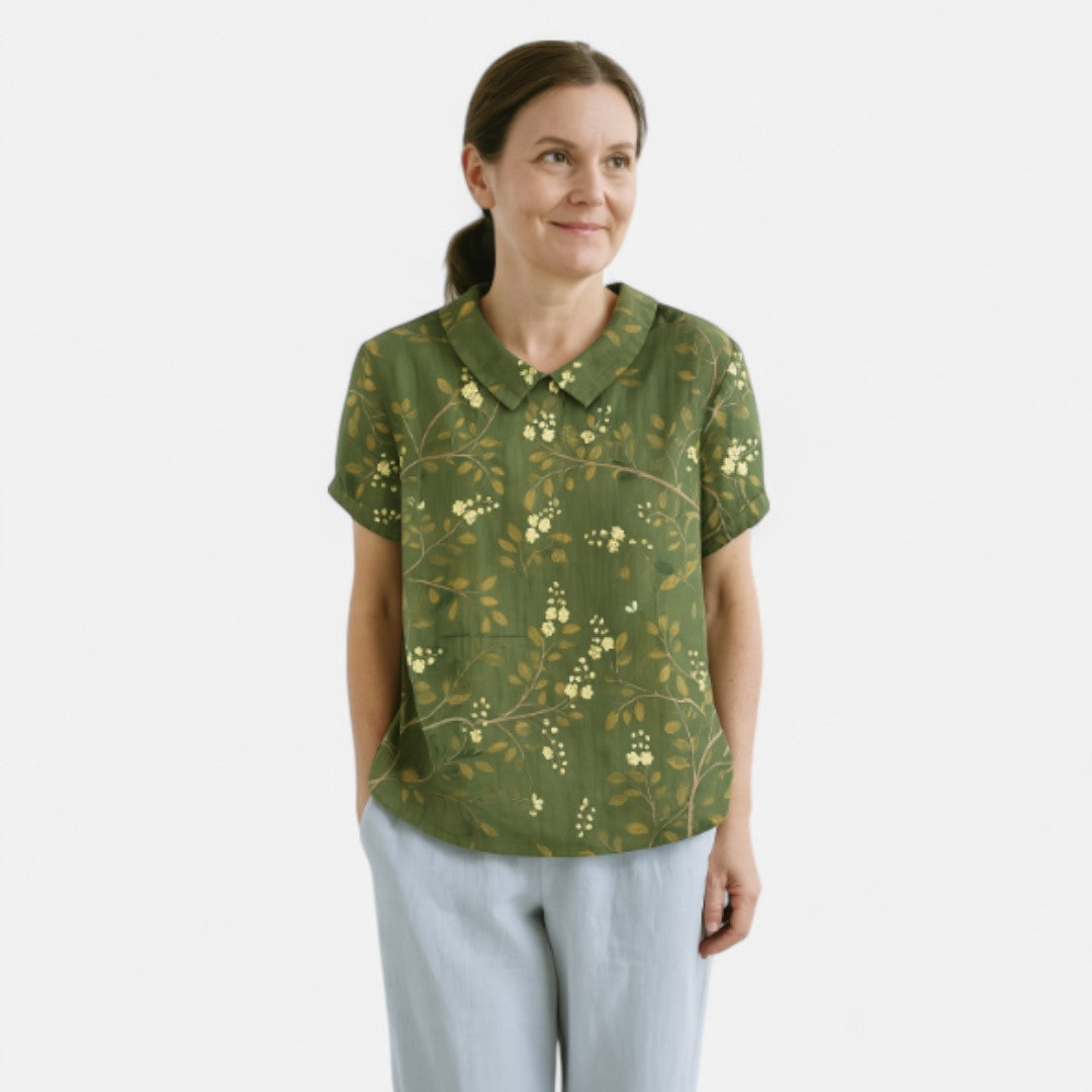 The Aurelia | Floral Print Blouse