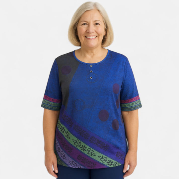 The Aurora | Oversized Colourful Top
