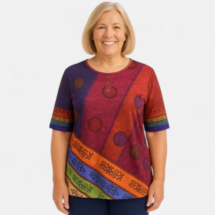 The Aurora | Oversized Colourful Top