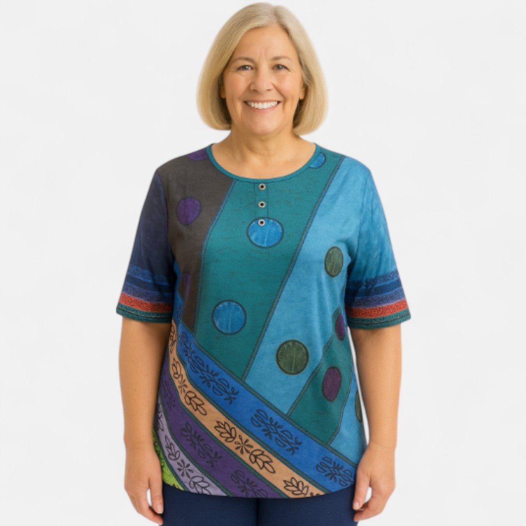 The Aurora | Oversized Colourful Top