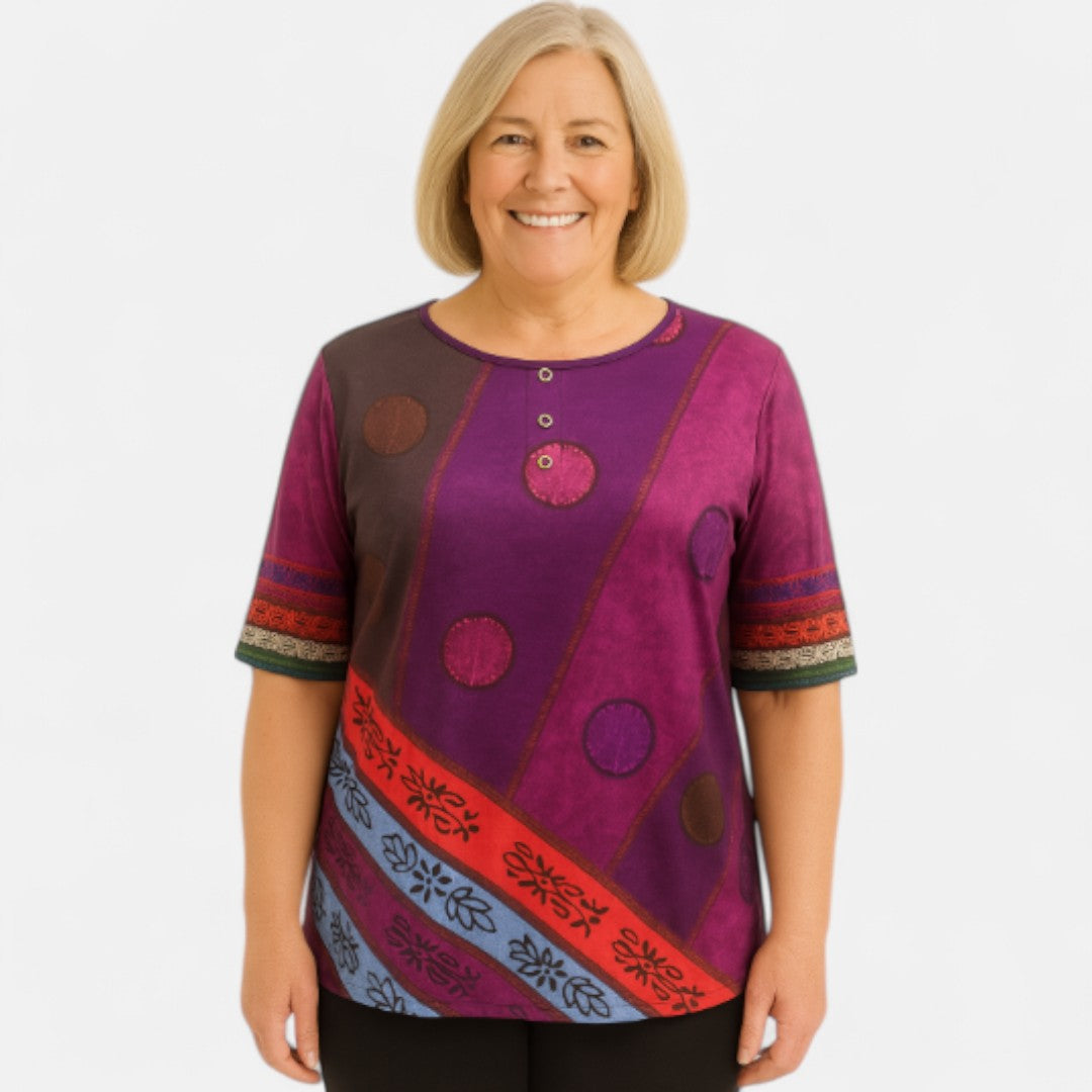 The Aurora | Oversized Colourful Top