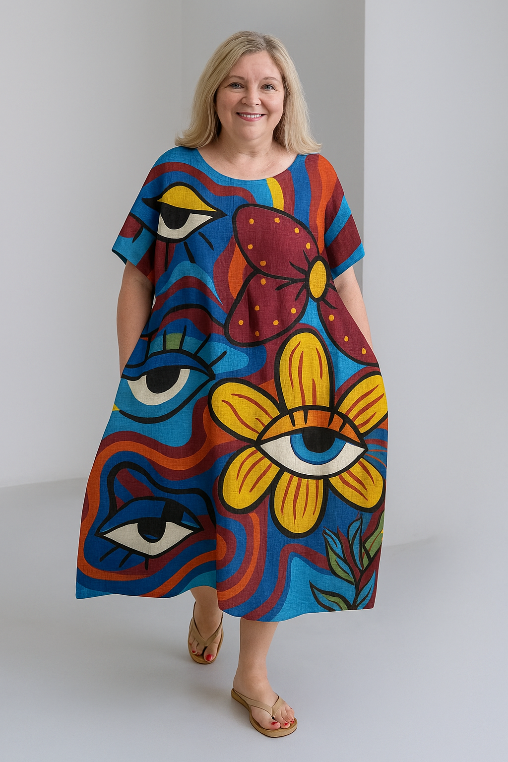 The Amina | Tummy Covering Dress
